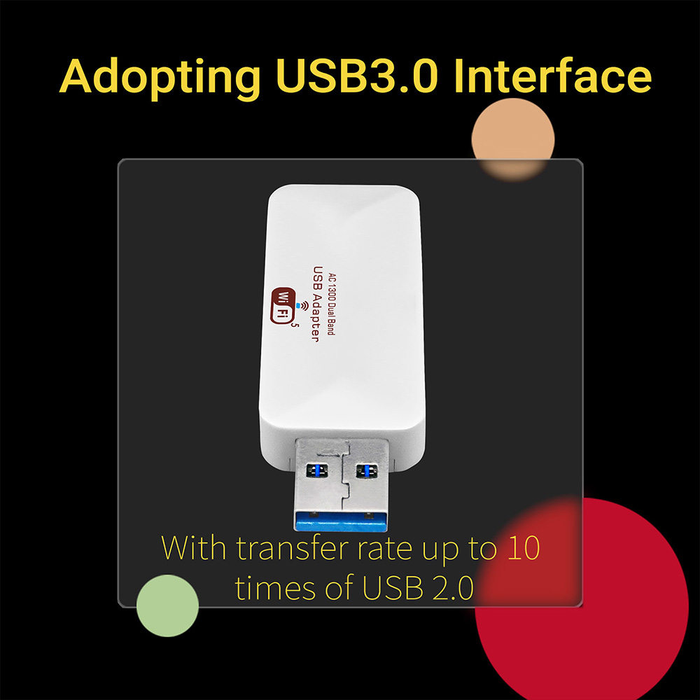 Y9 AC1300 Mini Wireless USB LAN Card