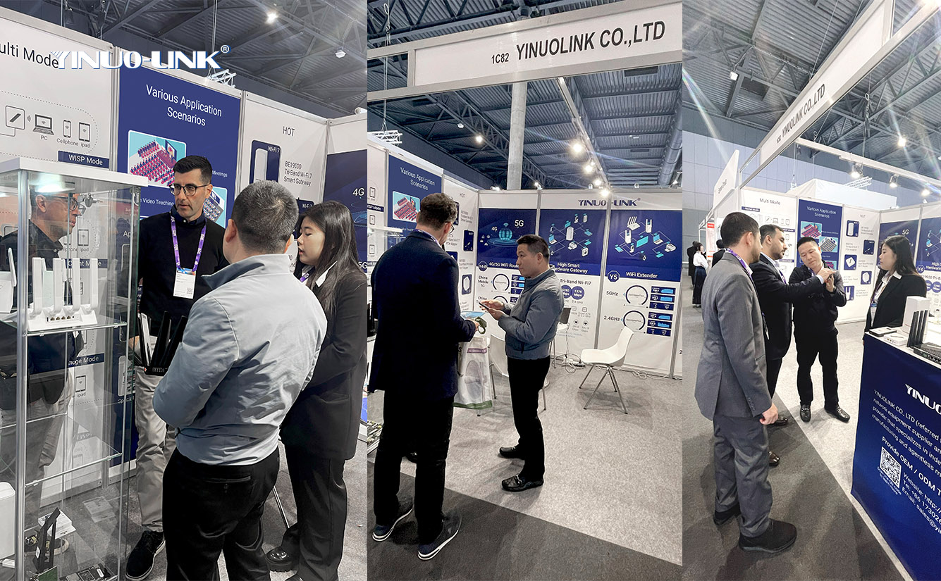 FUTURE FIRST - YINUOLINK's first participation in MWC in Barcelona, Spain was a success!