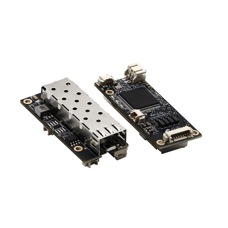 YN-SG01F Mini Industrial 1-Electric 1-Optical Gigabit Fiber Optic Transceiver Module