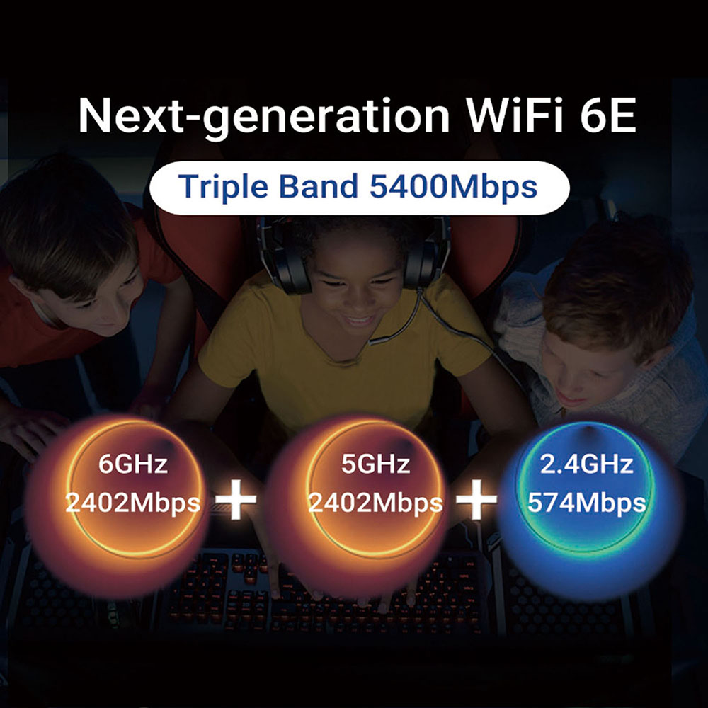 Y10-A AX5400 Triple Band WiFi 6E PCle Adapter