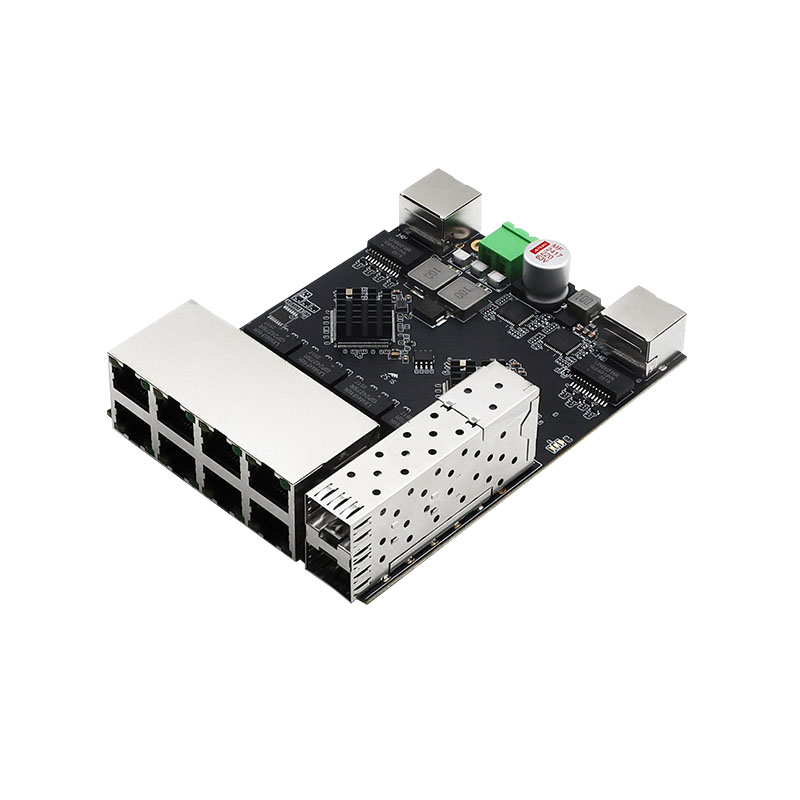 YN-IES1012P 10-Electric 2-Optical 1000Mbps Ethernet PoE Switch Module
