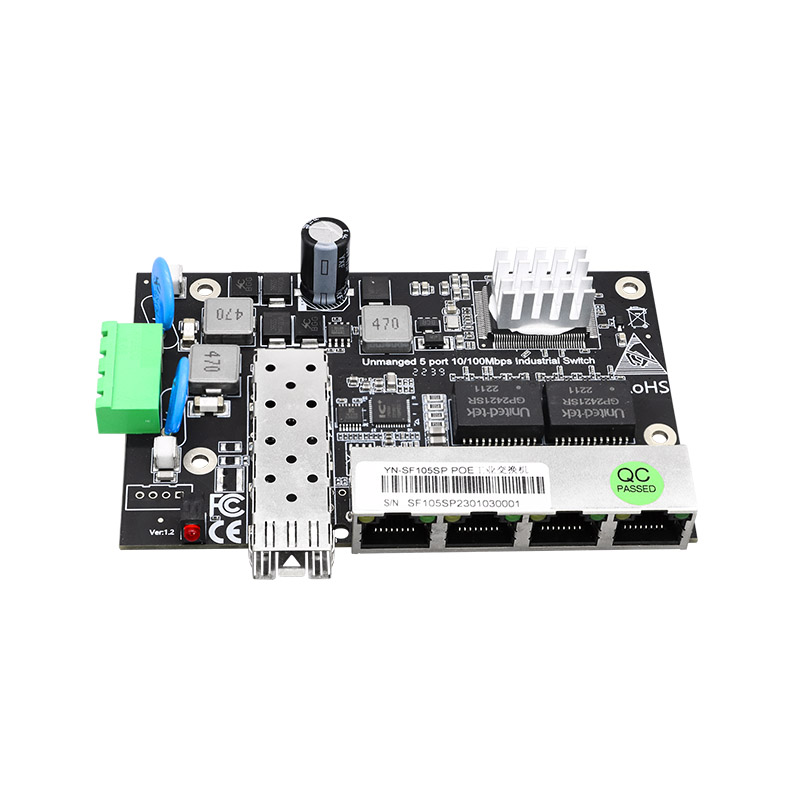 YN-SF105/SG105 Series Industrial Ethernet PoE Switch Modules