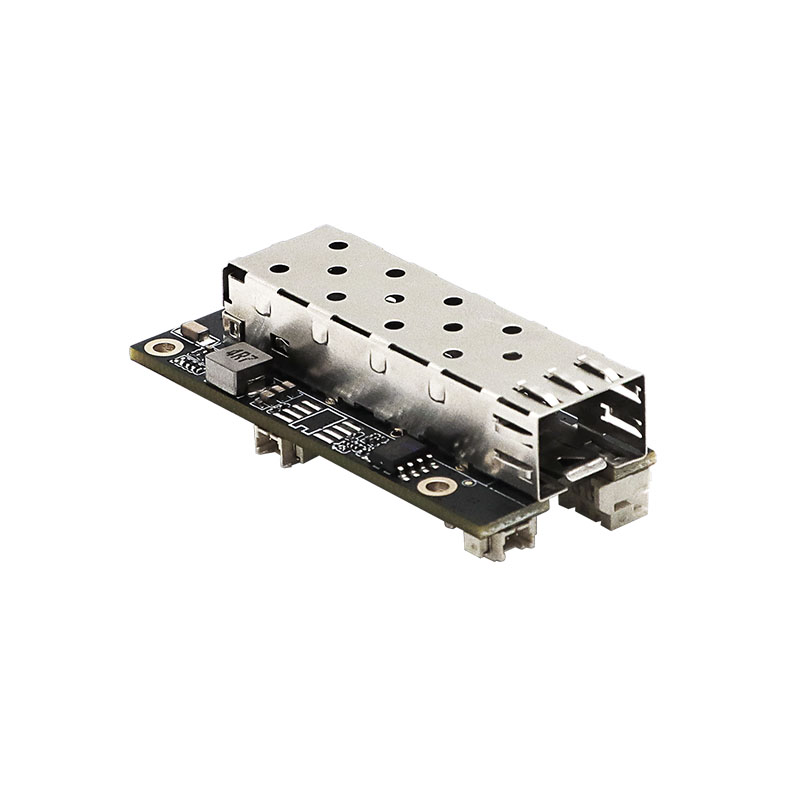 YN-SG01F Mini Industrial 1-Electric 1-Optical Gigabit Fiber Optic Transceiver Module