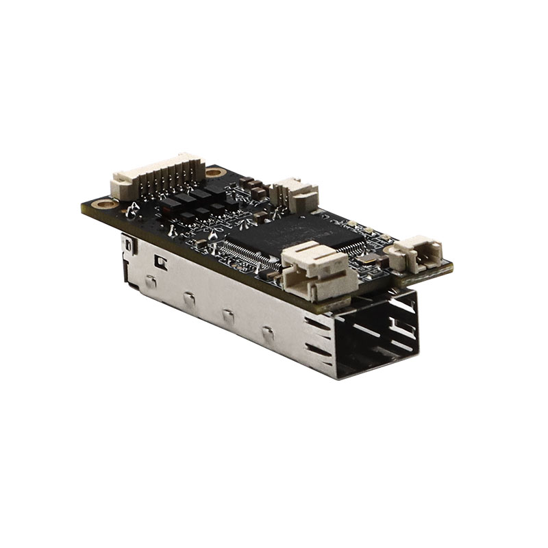 YN-SG01F Mini Industrial 1-Electric 1-Optical Gigabit Fiber Optic Transceiver Module