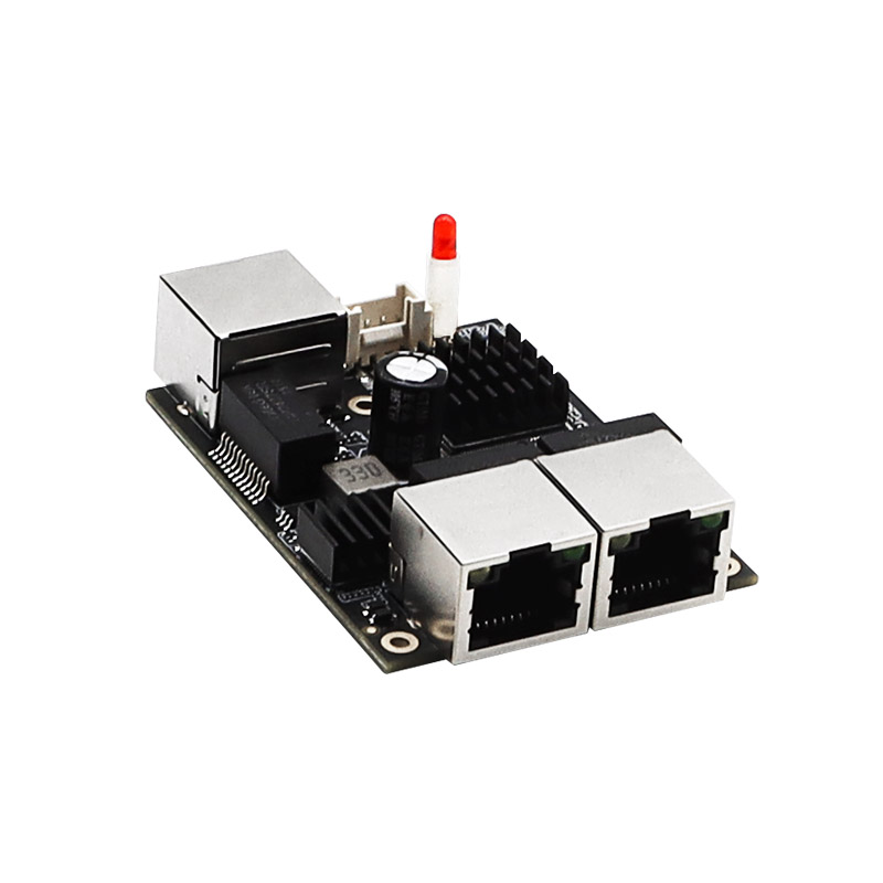 YN-IES103P Industrial 3-Port Gigabit Mini PoE Switch Module