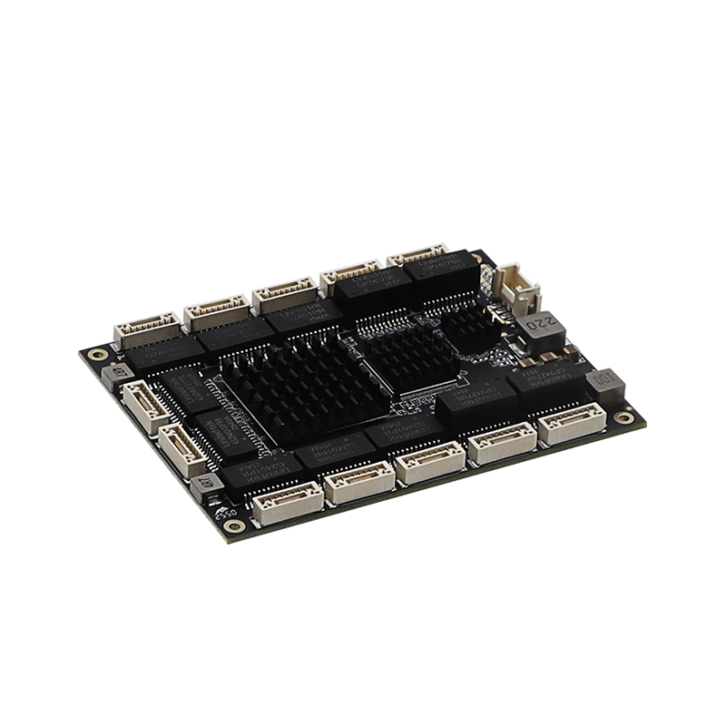 YN-IES101201 Industrial 12-Port Gigabit Mini PoE Switch Module