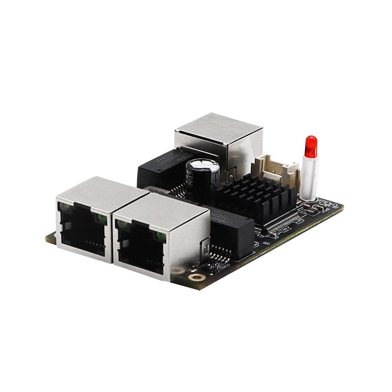 YN-IES103P Industrial 3-Port Gigabit Mini PoE Switch Module