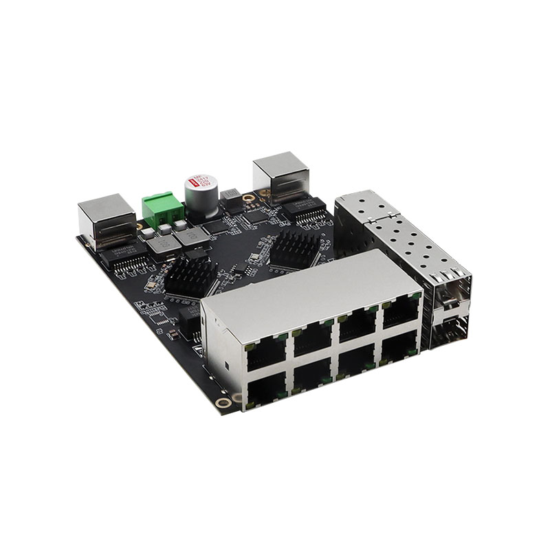 YN-IES1012P Industrial 10-Electric 2-Optical 1000Mbps Ethernet PoE Switch Module